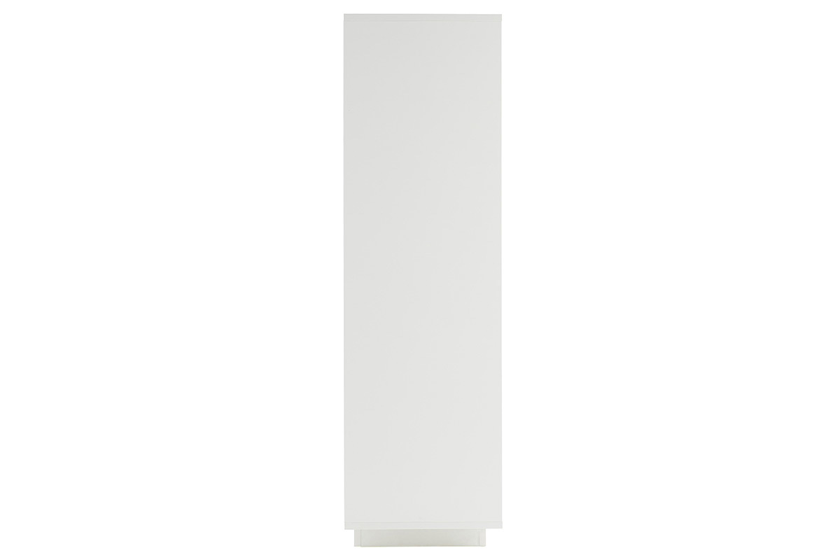 Design-Vitrine verglast wei und Zement-Dekor LAND