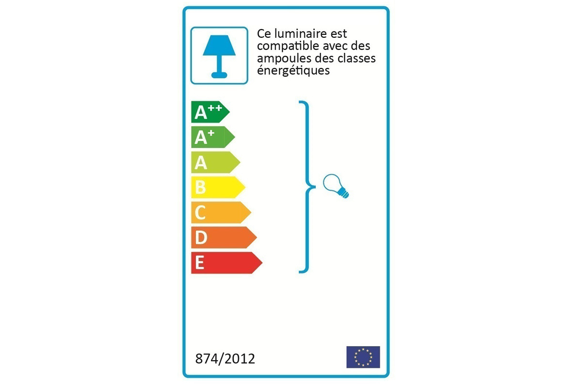 Design-Wandleuchte Befestigung rechts Schnur Rot HUT