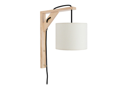 Design-Wandleuchte Holz CORNER