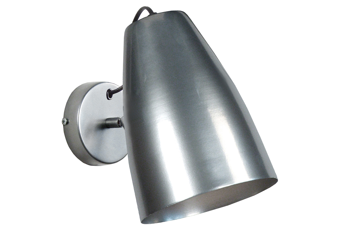 Design-Wandleuchte Metall Chrom FRIDAY