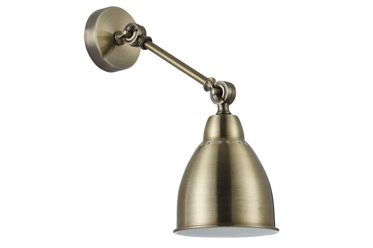 Design-Wandleuchte Metall Messing PROJECT