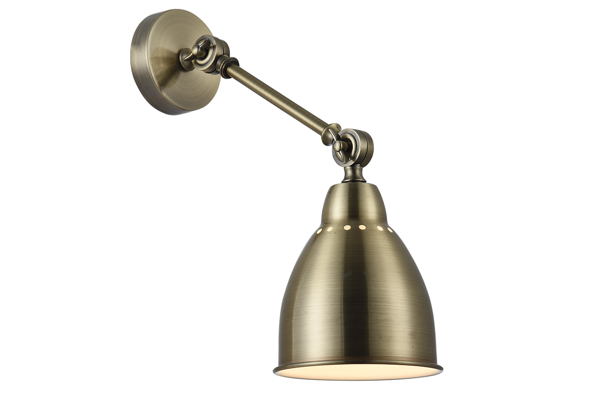 Design-Wandleuchte Metall Messing PROJECT