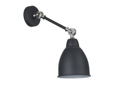 Design-Wandleuchte Metall Schwarz PROJECT