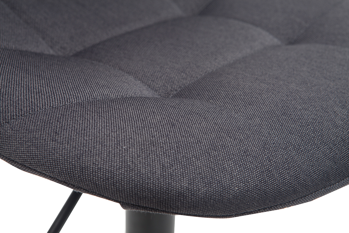 Designer-Barhocker hhenverstellbar dunkelgrau (2er-Set) COX