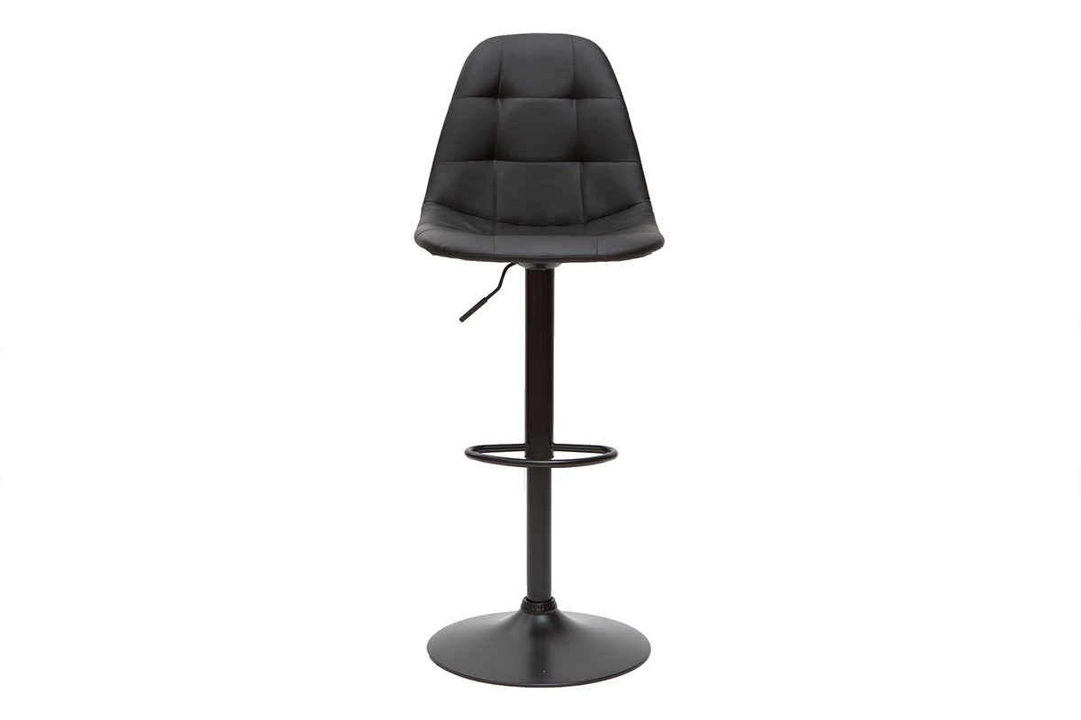 Designer-Barhocker hhenverstellbar schwarze (2er-Set) COX
