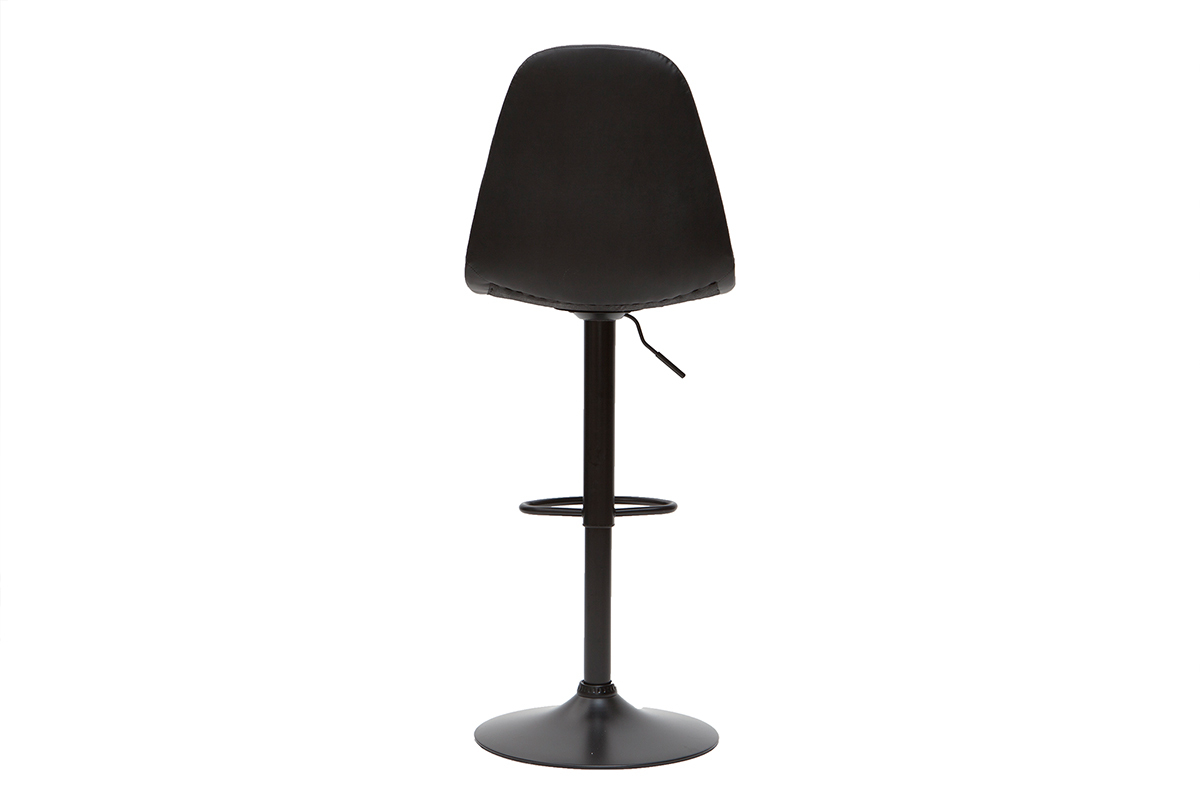 Designer-Barhocker hhenverstellbar schwarze (2er-Set) COX