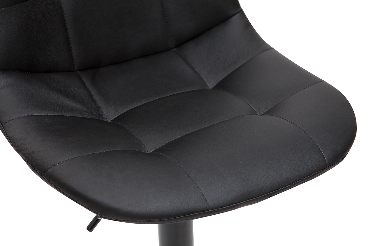 Designer-Barhocker hhenverstellbar schwarze (2er-Set) COX