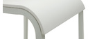 Designer Barhocker stapelbar weiß H65 cm (2er-Satz) KUPA