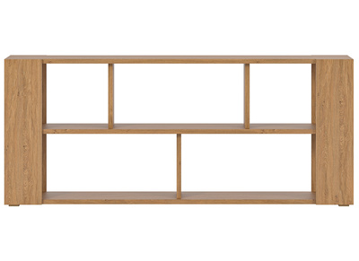 Designer-Bücherregal niedrig Eichenholz L168 cm MUSSO