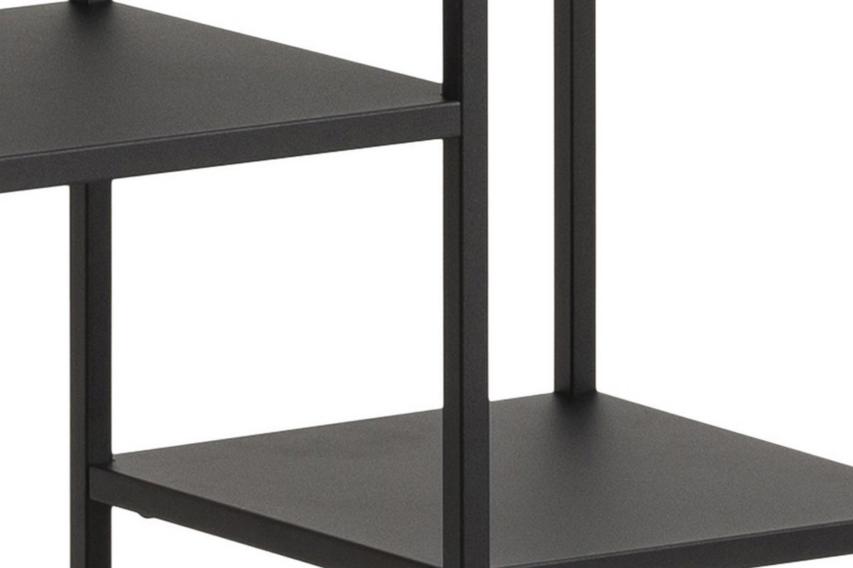 Designer-Bcherschrank L79,5cm schwarzes Metall PODIUM