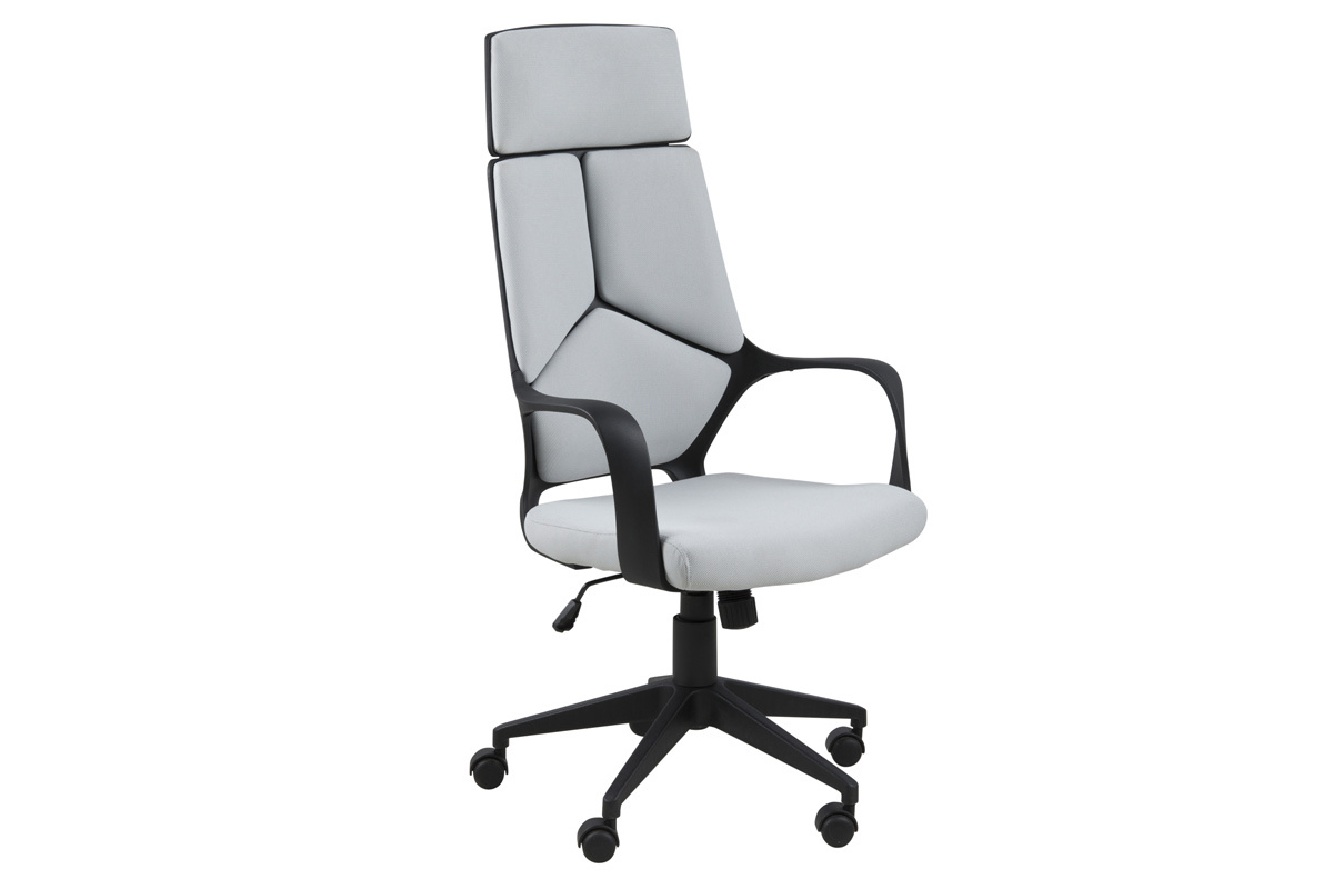 Designer-B�rosessel grau und schwarz YALE