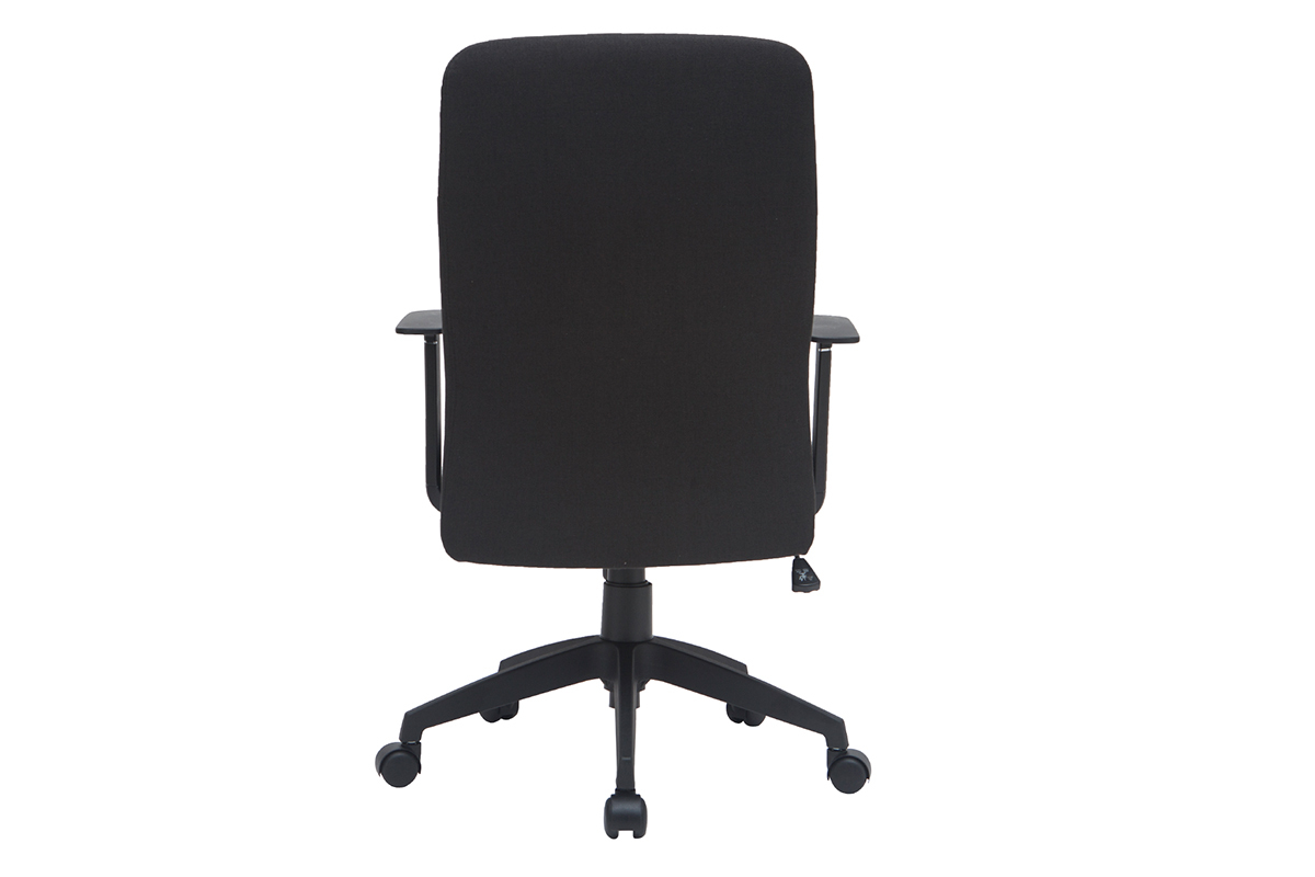 Designer-Brostuhl schwarz Stoff ZELLY