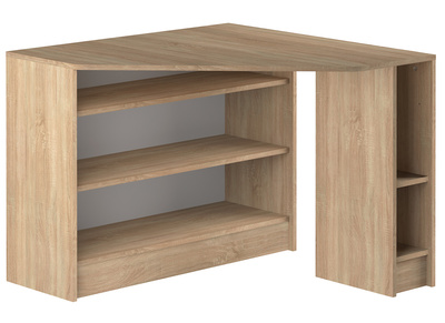 Designer Eckschreibtisch CORNER Holz hell - Designer Eckschreibtisch CORNER Holz hell