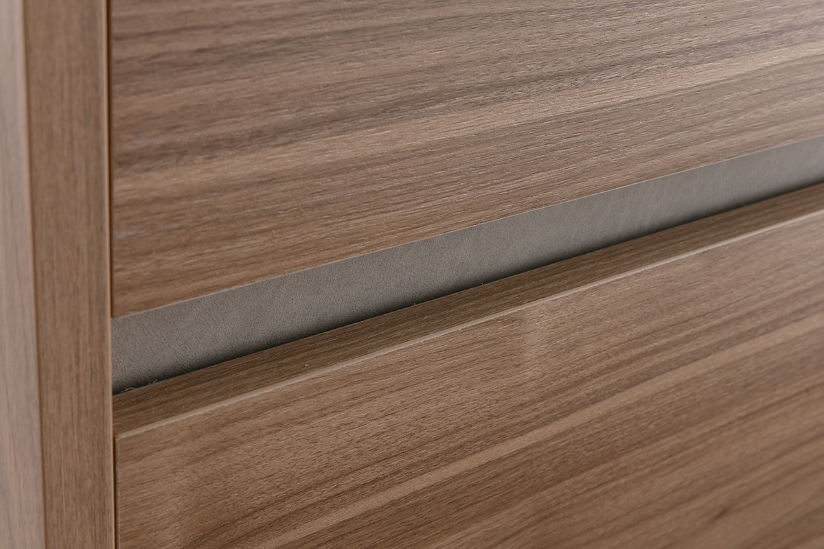 Designer-Kommode mit 3 Schubladen in Eichenholz-Finish B 111 cm ODE