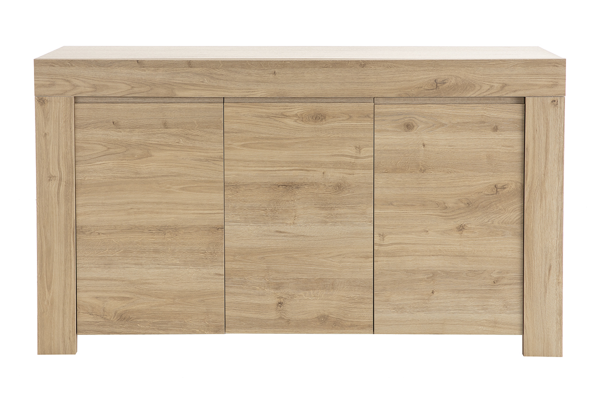 Designer-Sideboard in Eichenholz-Dekor L138 cm TINO