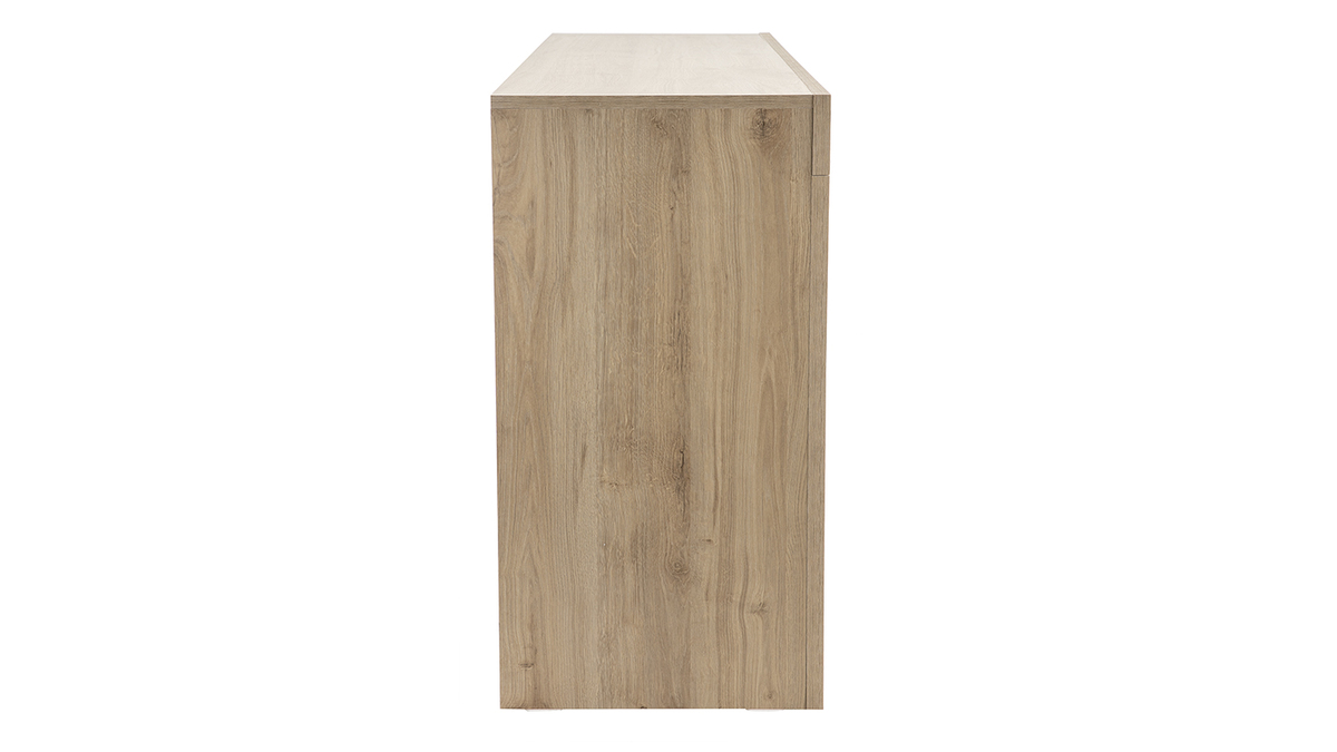 Designer-Sideboard in Eichenholz-Dekor L138 cm TINO