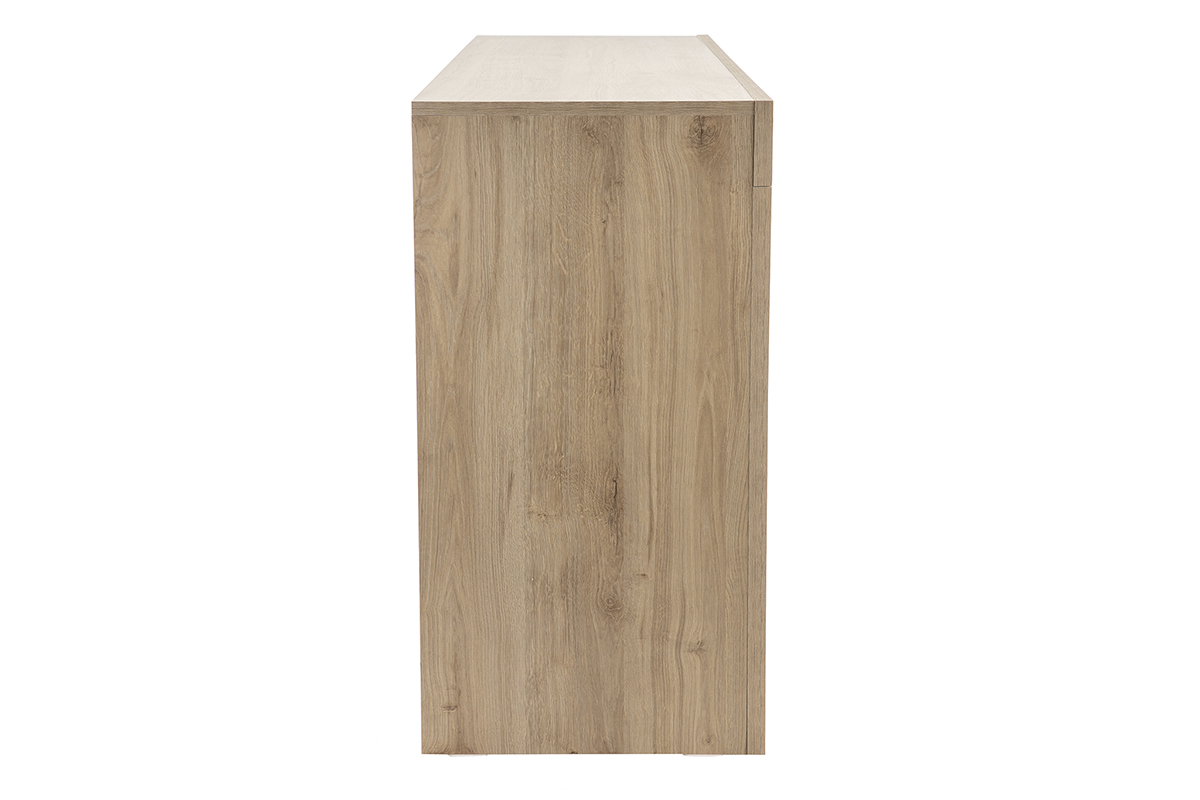 Designer-Sideboard in Eichenholz-Dekor L138 cm TINO