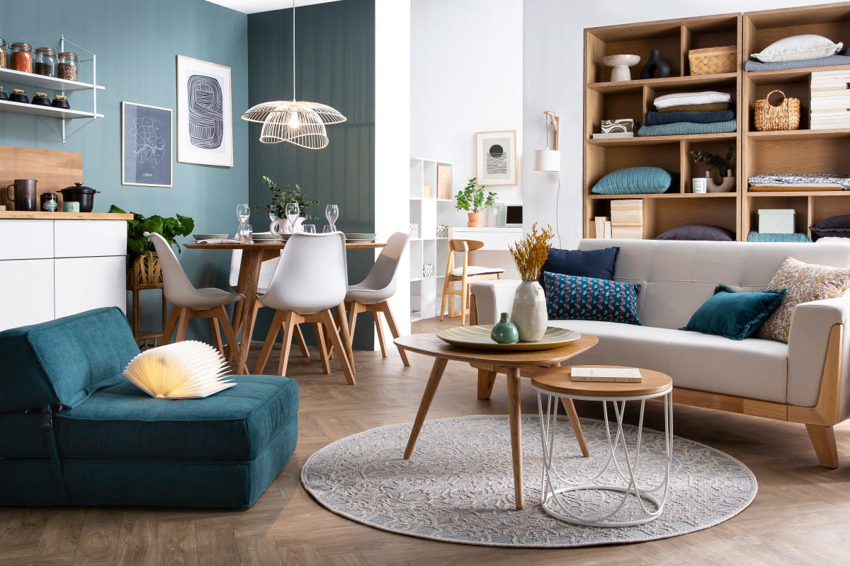 Designer-Stoffsessel verstellbar mit Samteffekt in senfgelb KATY