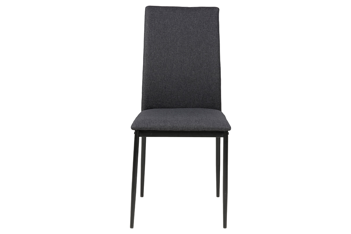 Designer-Sthle in anthrazitgrau ( 4er-Set) LUCKY