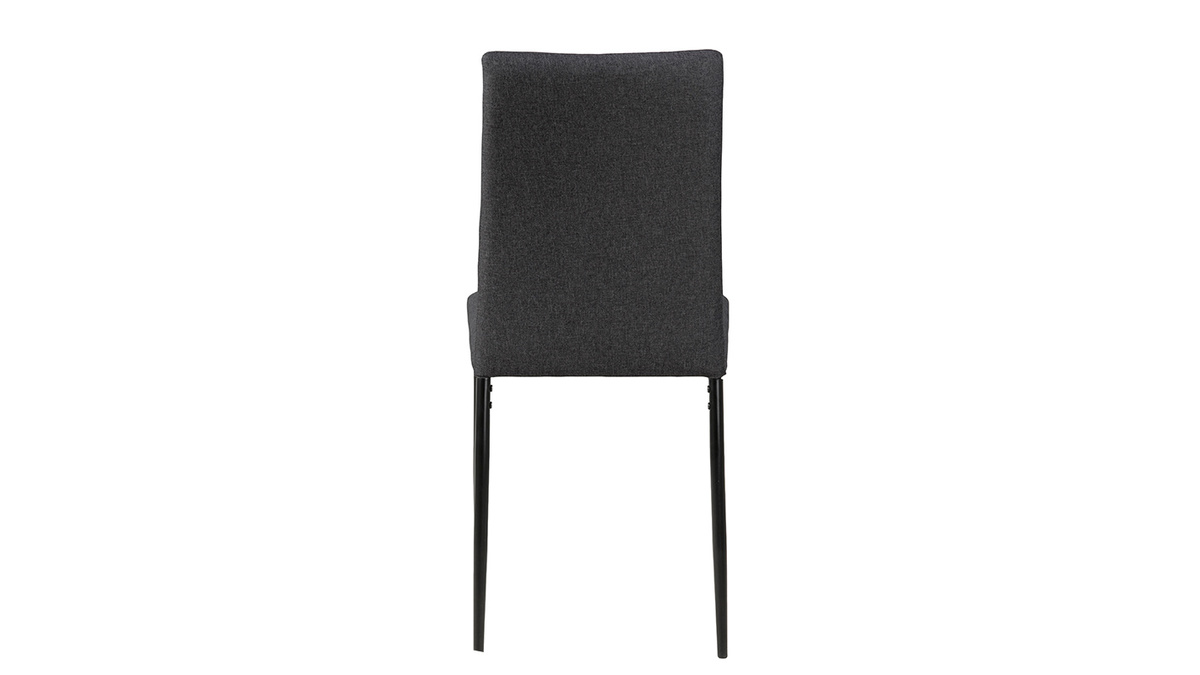 Designer-Stühle in anthrazitgrau ( 4er-Set) LUCKY