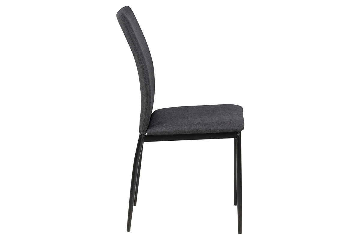 Designer-Sthle in anthrazitgrau ( 4er-Set) LUCKY