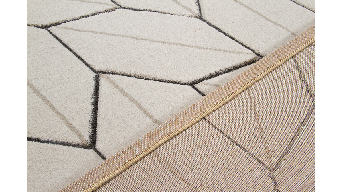 Designer-Teppich beige natur 160 x 230 cm CORN