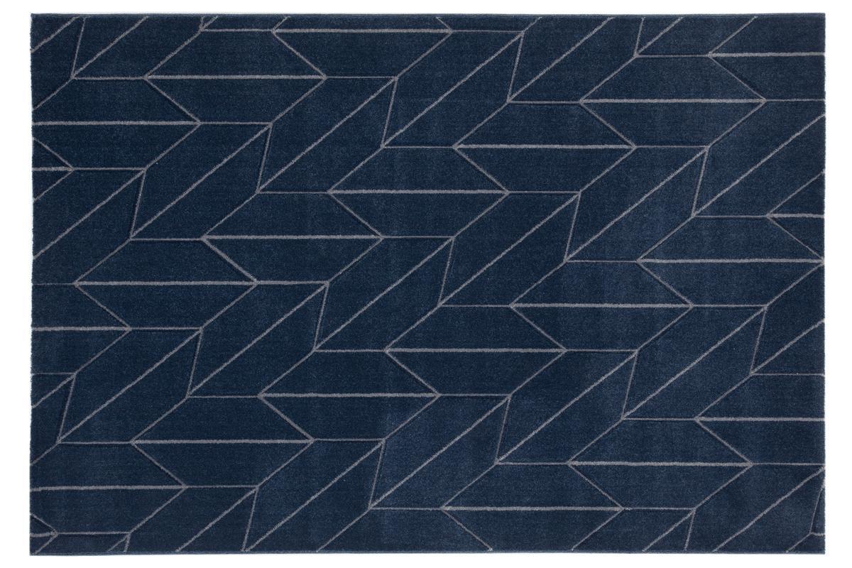Designer-Teppich blau 160 x 230 cm BRAQ