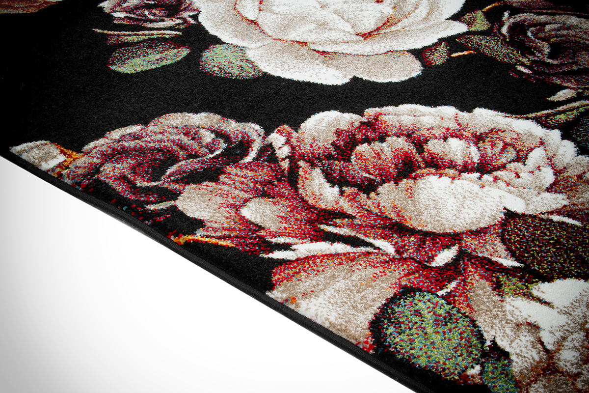 Designer Teppich Rosen 160 X 230 Cm Galica Miliboo