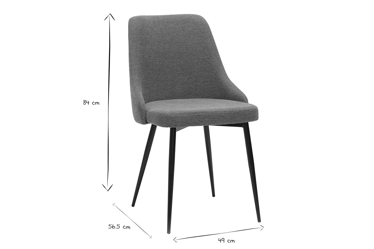 Designsthle aus gemustertem Samtstoff in verbrannter Erde und schwarzem Metall (2er-Set) CULT
