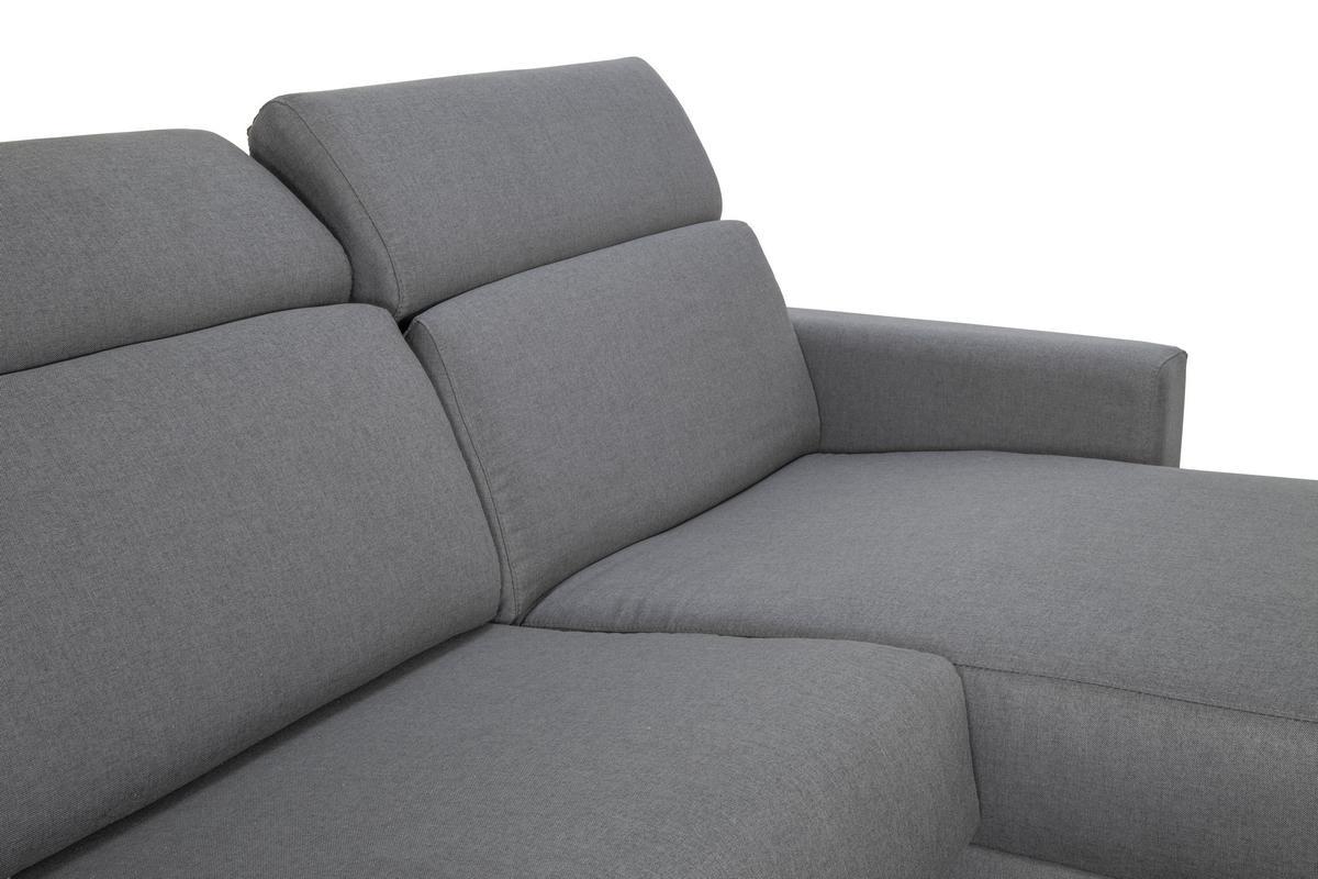 Dreh- und Schlafsofa mit grauem Kasten NORO