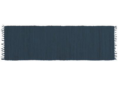 Dunkelblauer Teppich 60 x 200 cm AUBAGNE