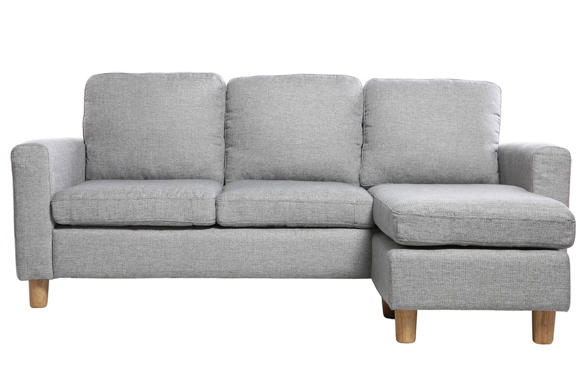 Eck-/Schlafsofa Design Grau ALAMO