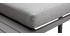 Eck-Sitzgarnitur SAIGON aus Aluminium und grauem Stoff