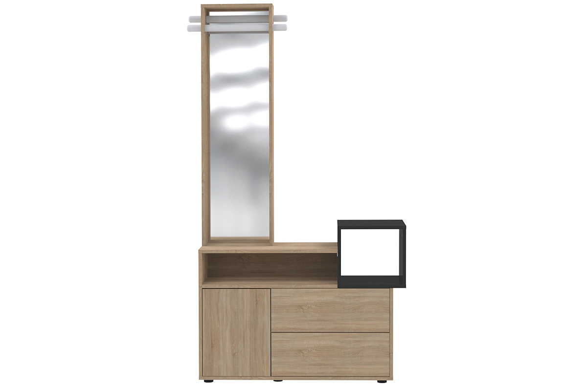 Eingangsm�bel mit Spiegel und Stauf�chern KOLN