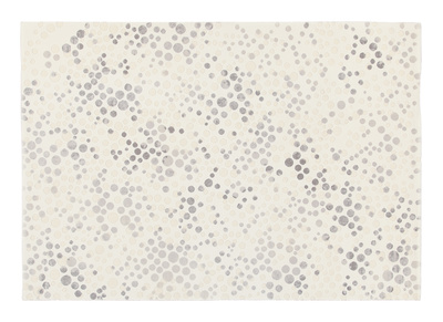 Elfenbeinfarbener Teppich 200 x 300 cm BULLES