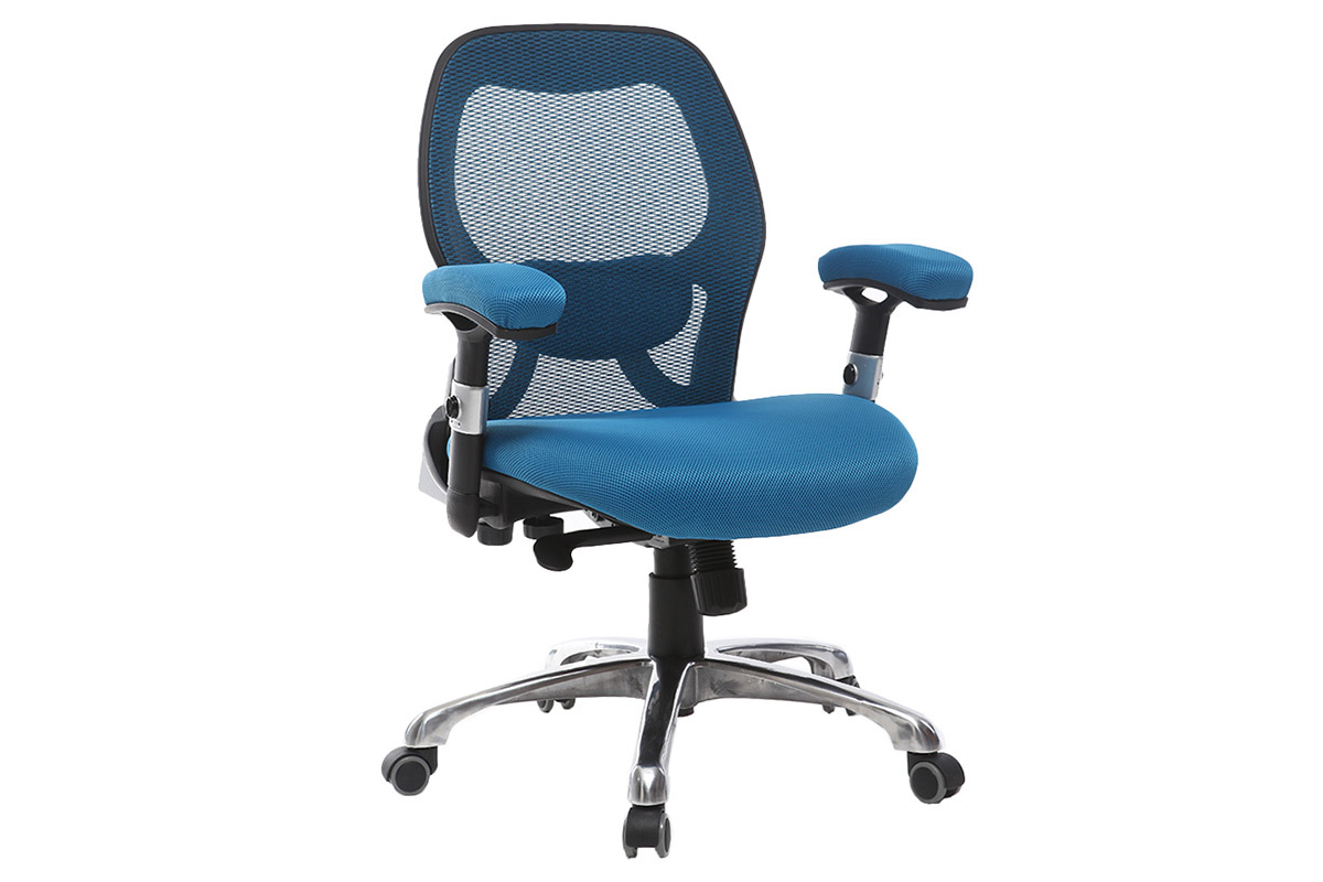 Ergonomischer Schreibtischsessel Blau ULTIMATE V2