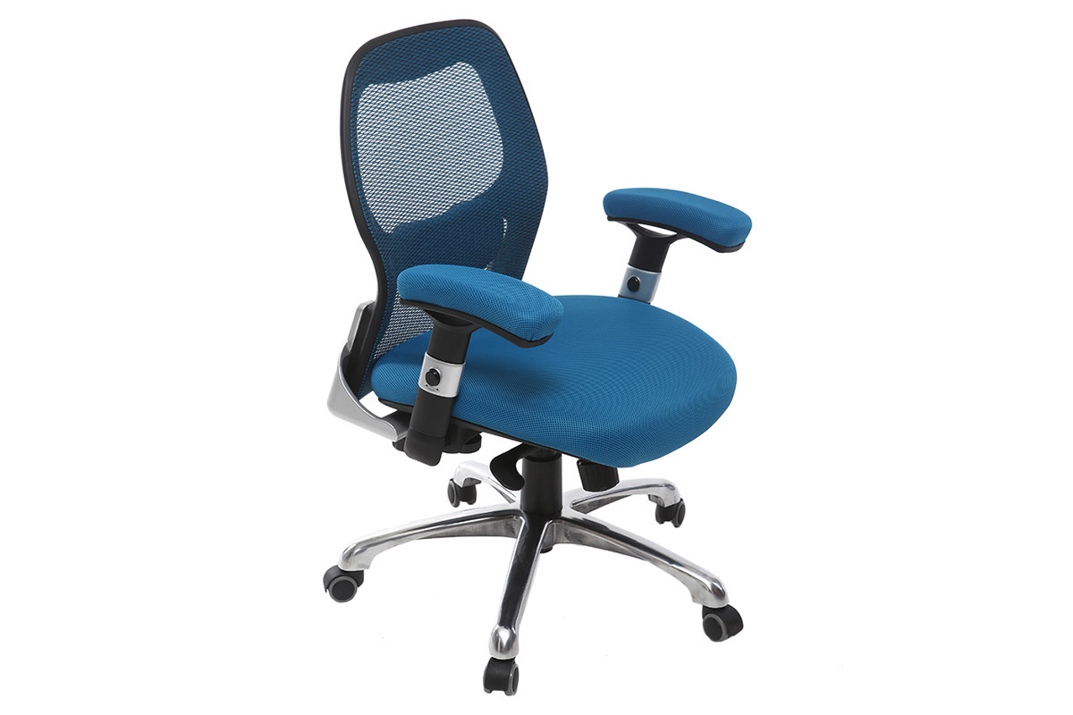 Ergonomischer Schreibtischsessel Blau ULTIMATE V2