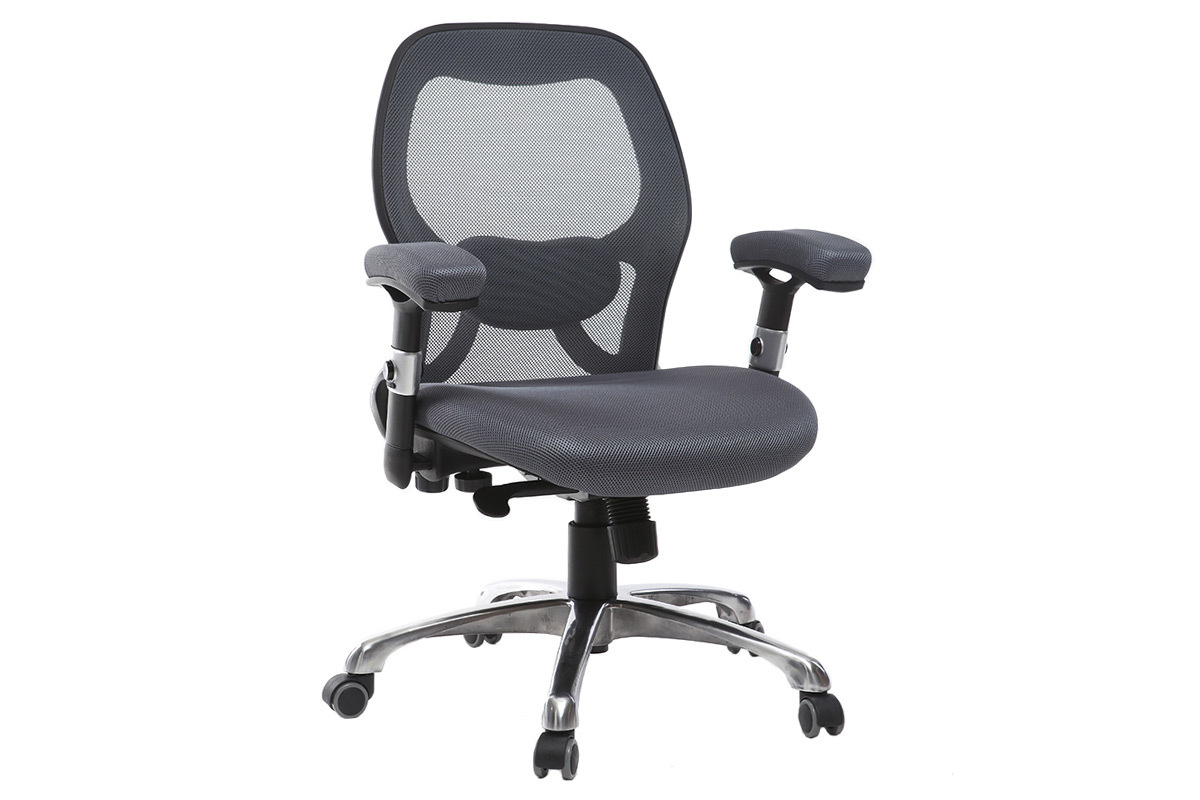 Ergonomischer Schreibtischsessel Grau ULTIMATE V2