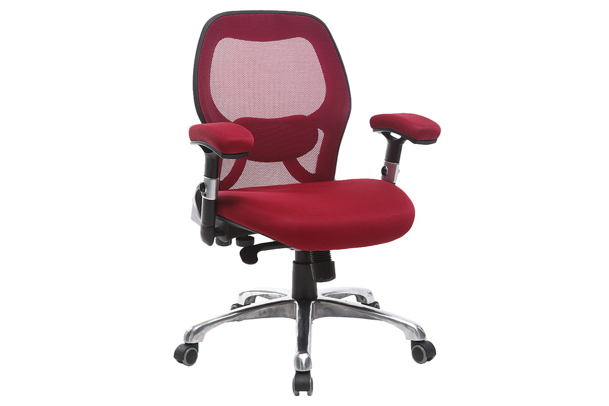 Ergonomischer Schreibtischsessel Rot ULTIMATE V2
