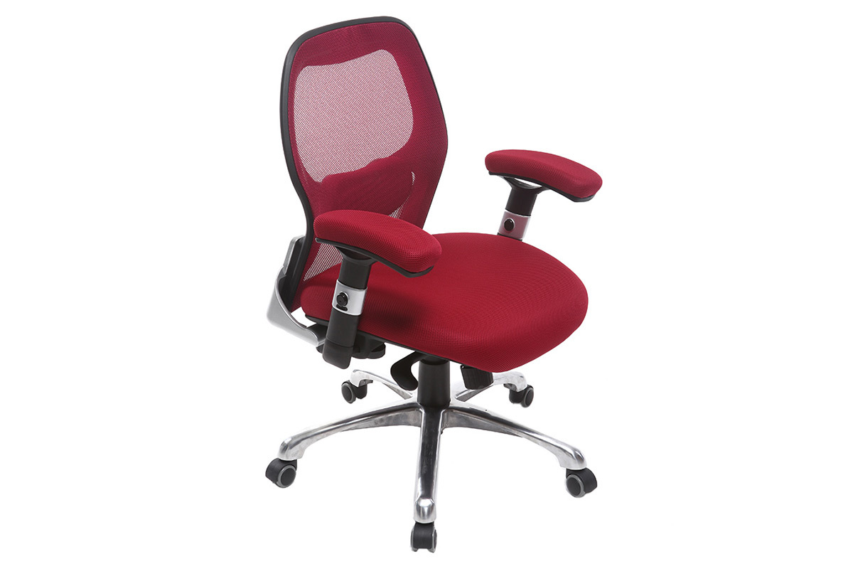 Ergonomischer Schreibtischsessel Rot ULTIMATE V2