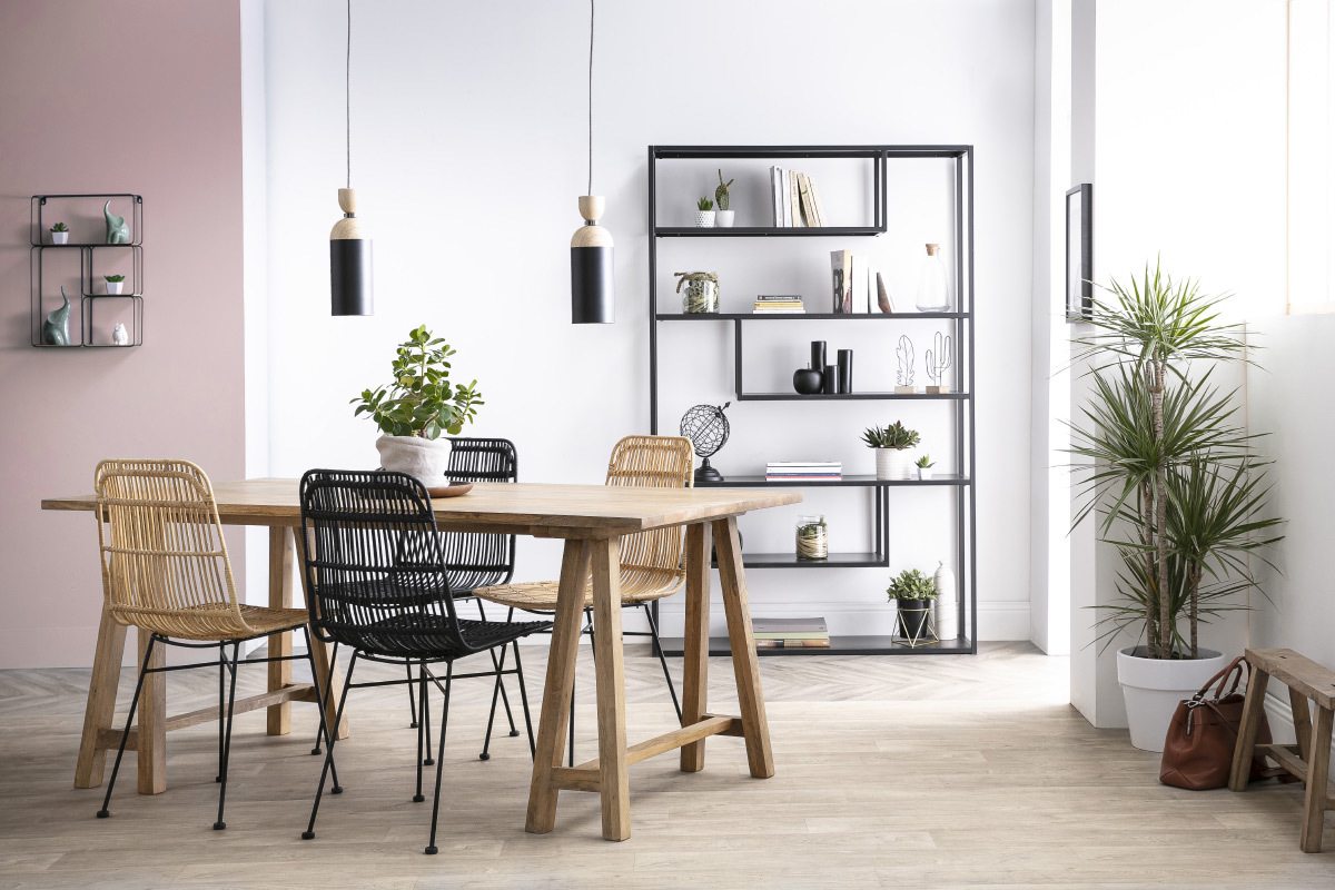 Esstisch aus Mangoholz L180 ANTIQUA