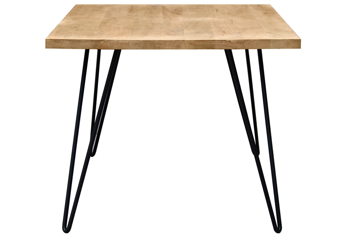 Esstisch aus massivem Mangoholz L160 cm VIBES