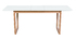 Esstisch ausziehbar helles Holz und weiß L160-240 cm LAHO