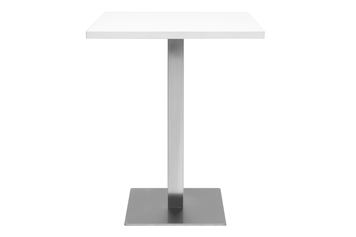 Esstisch JORY in weiem quadratischem Design