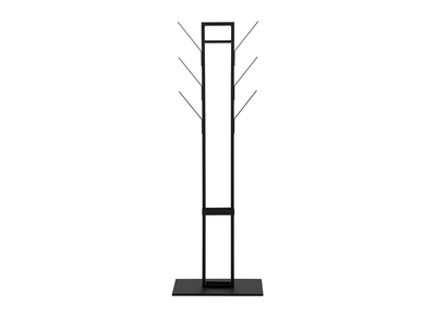 Garderobe aus schwarz lackiertem Metall COTTY - Garderobe aus schwarz lackiertem Metall COTTY