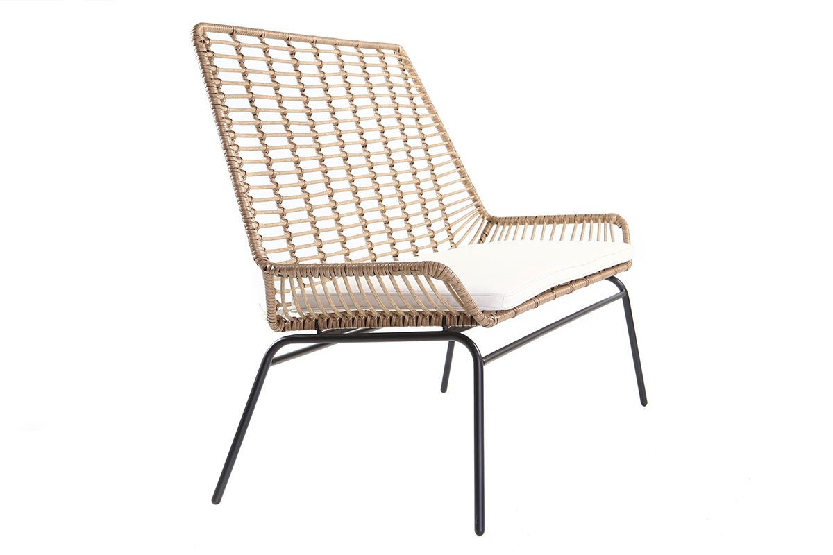 Gartenbank TANGO aus Kunststoffgeflecht im Rattanstil