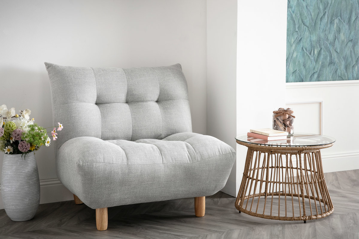 Gartenbeistelltisch BELLAVISTA aus Kunststoffgeflecht im Rattanstil