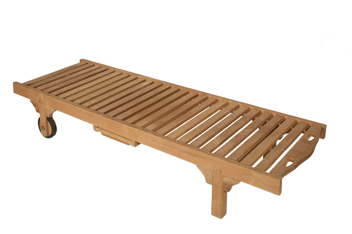 Gartenliege aus Teak TRINITE