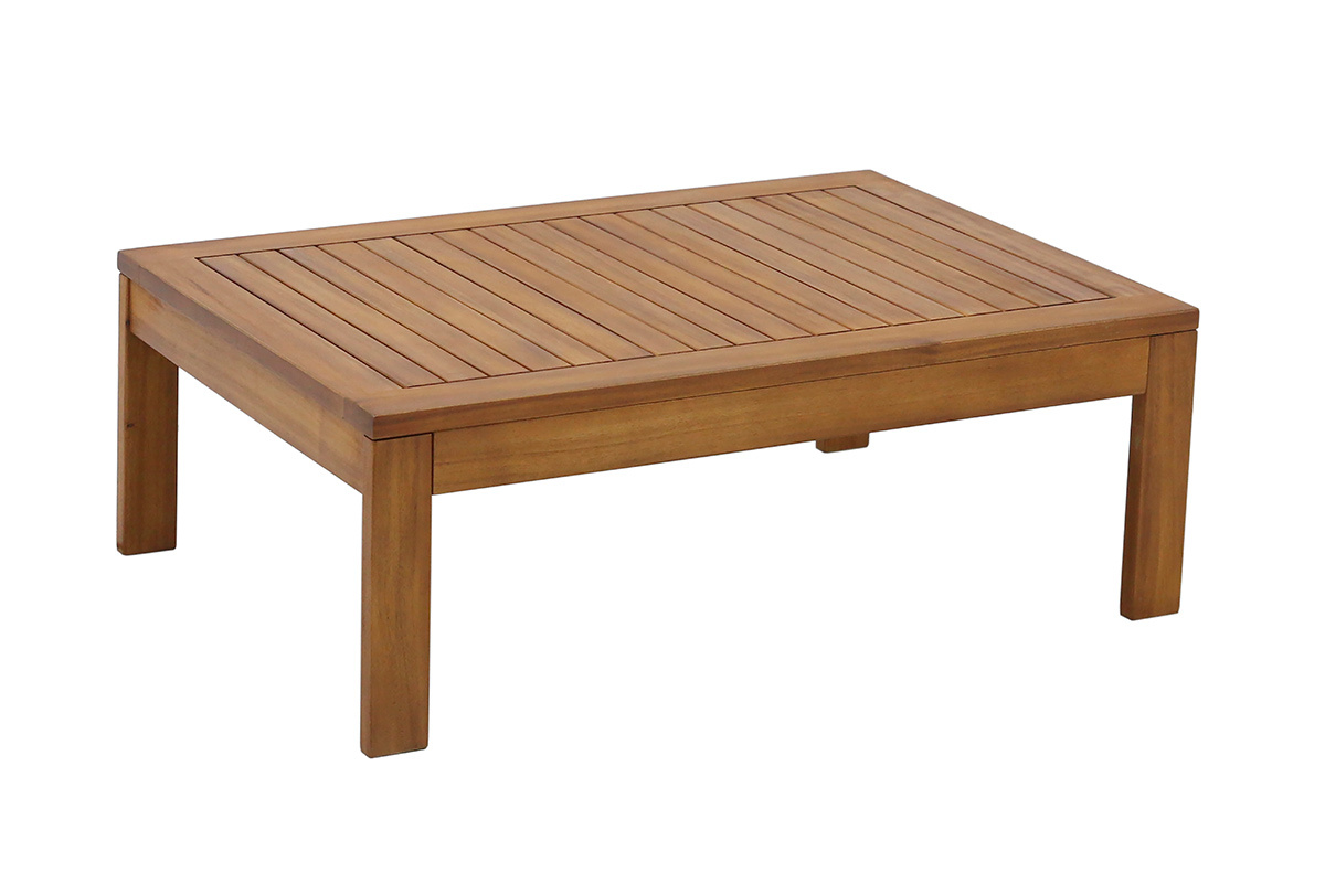 Gartensalon 3-4 Pl�tze aus massivem Holz, 2 Sets Bez�ge (taupe oder ecru) und geflochtenen Armlehnen ALOHA