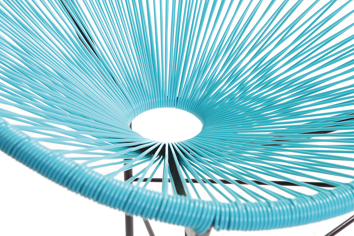 Gartensessel BELLAVISTA aus t�rkisem Kunststoffgeflecht